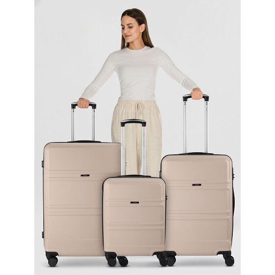 Benzi 5739 4 roulettes Set de valises 3 pièces