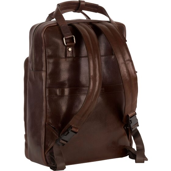 Leonhard Heyden Roma sac à dos en cuir 42 cm compartiment pour ordinateur portable