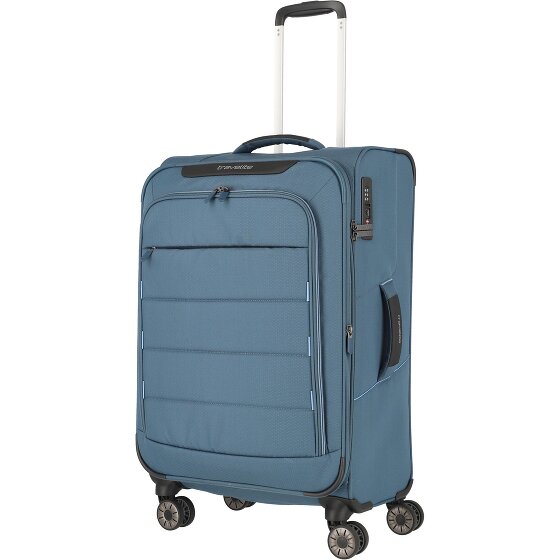 Travelite Skaii 4 roues Valise cabine 67 cm avec soufflet d'extension