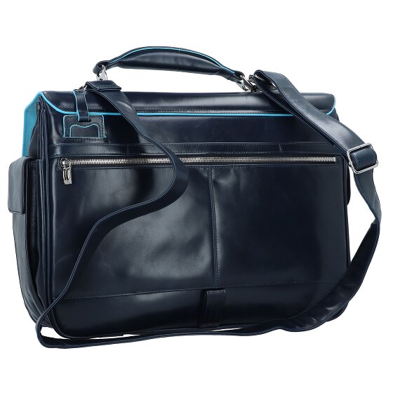 Piquadro Blue Square Porte-documents en cuir 43 cm Compartiment pour ordinateur portable