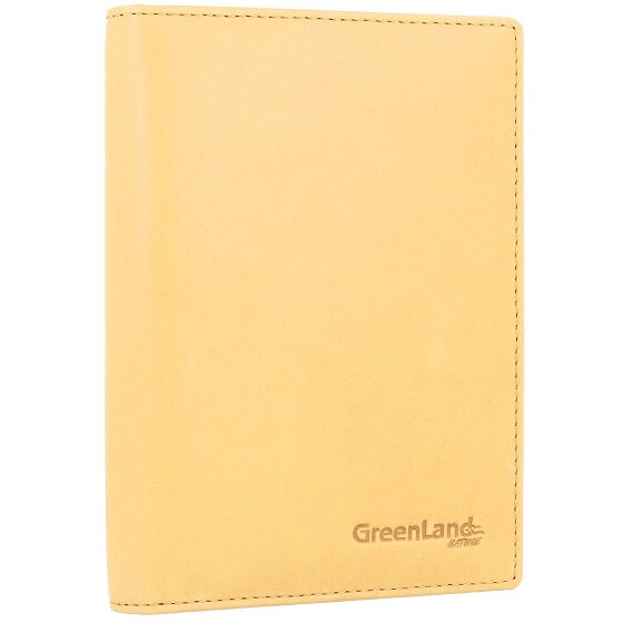 Greenland Nature Porte-passeport Soft Colour RFID en cuir 12 cm