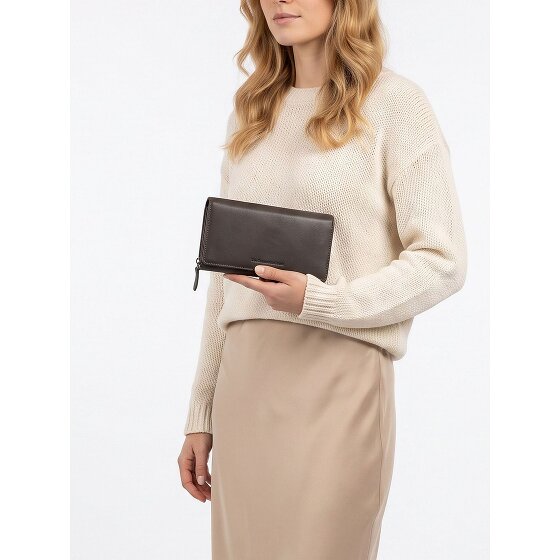 The Chesterfield Brand Valetta Porte-monnaie Protection RFID Cuir véritable 18 cm