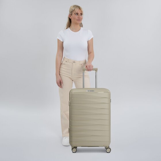 Franky London 4 roulettes Trolley M 65 cm avec soufflet d'extension