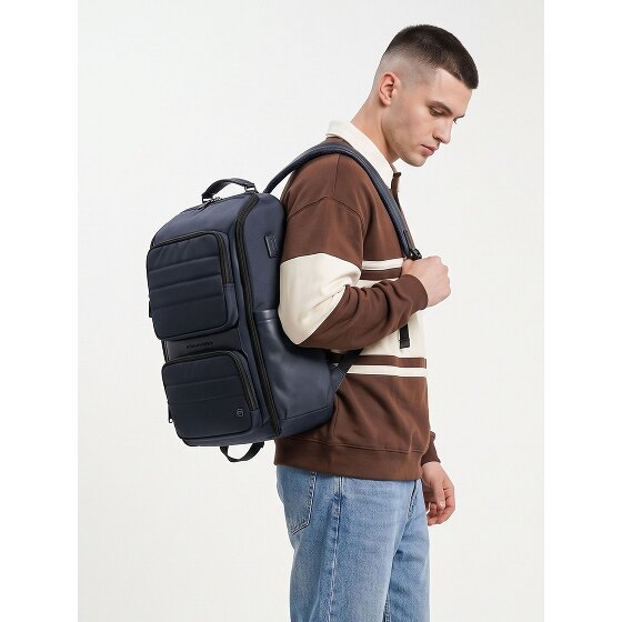 Piquadro Oberon Daypack Protection RFID 48 cm Compartiment ordinateur
