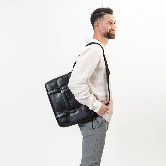 Farmhood Memphis Porte-documents Messenger Cuir 38 cm Compartiment pour ordinateur portable