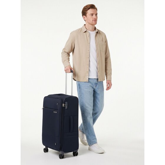 Samsonite Base Boost 4 roues Valise cabine 66 cm '"avec soufflet d''extension"'