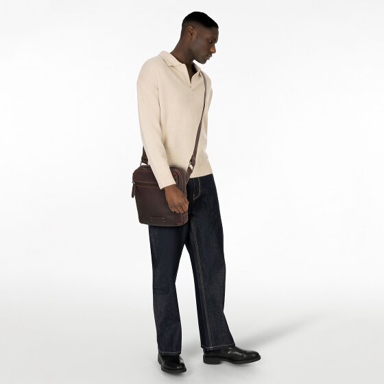 Jack Kinsky Porto Sac à bandoulière Cuir 20 cm