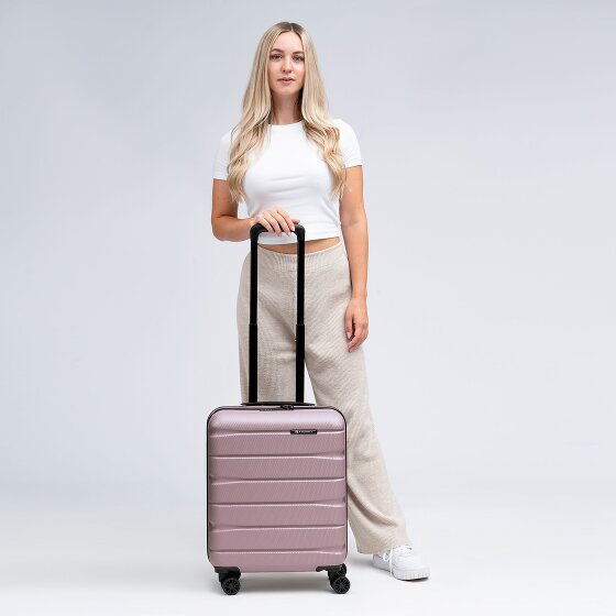 Franky Munich 4.0 4 roulettes Trolley de cabine S 53 cm avec soufflet d'extension