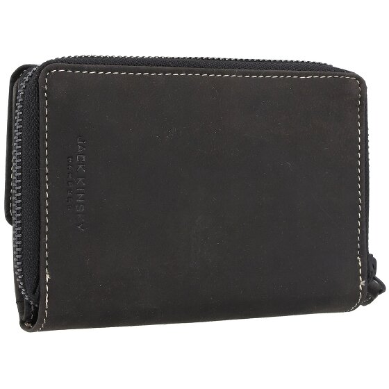 Jack Kinsky Baltimore 512 Porte-monnaie RFID en cuir 14 cm