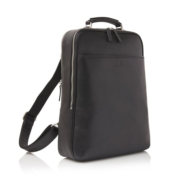 Castelijn & Beerens Verona Sac à dos RFID en cuir 40 cm Compartiment pour ordinateur portable