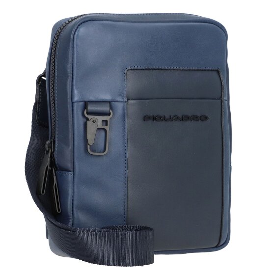 Piquadro Finn Sac à bandoulière Cuir véritable 18 cm
