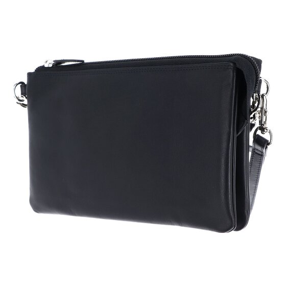 Golden Head Polo Portefeuille d'embrayage Protection RFID Cuir véritable 22 cm