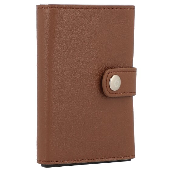 Samsonite Étui pour cartes de crédit Alu Fit RFID en cuir 6,5 cm