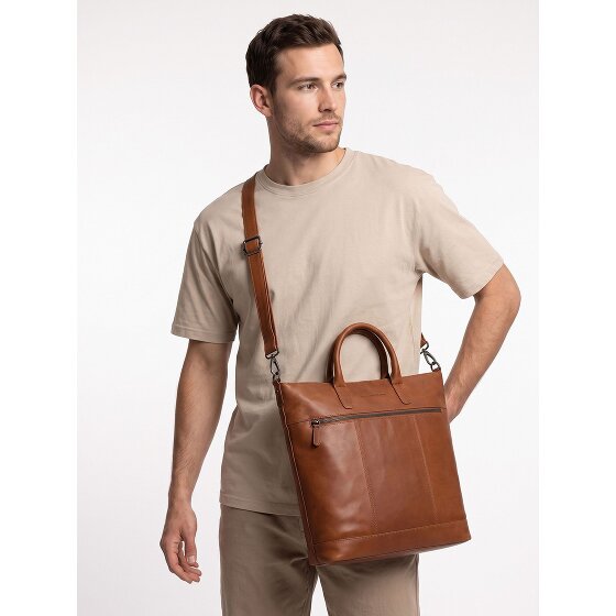 The Chesterfield Brand Westbrook Sac à bandoulière Cuir véritable 34 cm Compartiment ordinateur