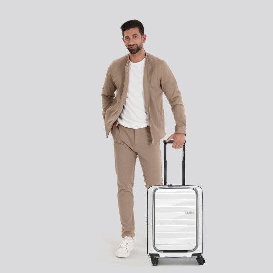 Bergpfeil Travel 4 roues Valise cabine 55 cm Compartiment ordinateur avec soufflet d'extension