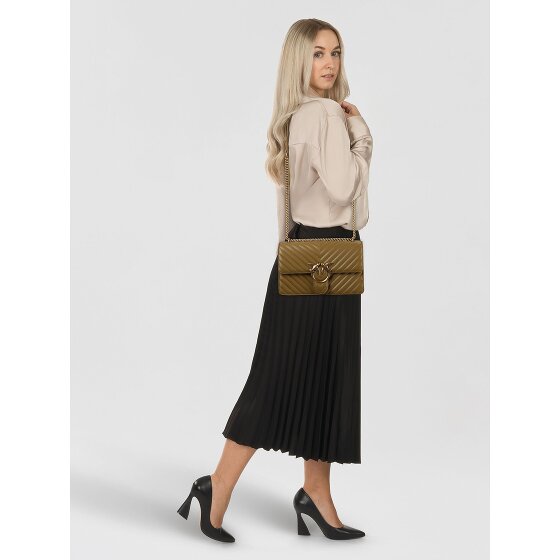 PINKO Love One Sac à bandoulière Cuir véritable 26.5 cm