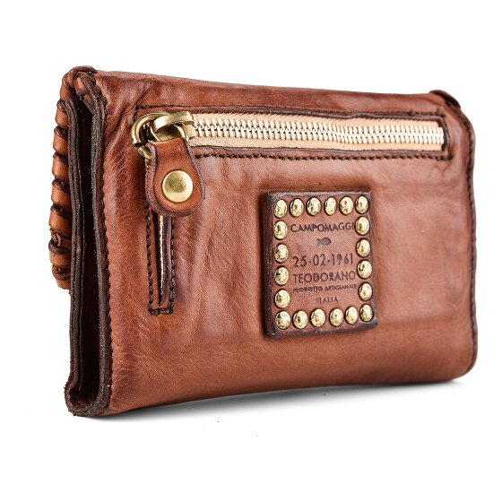 Campomaggi Mirta Porte-monnaie Protection RFID Cuir véritable 15 cm