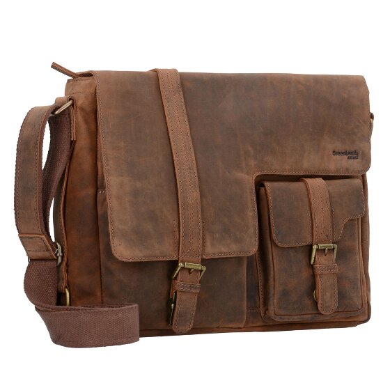 Greenland Nature Montenegro sac à bandoulière en cuir 39 cm