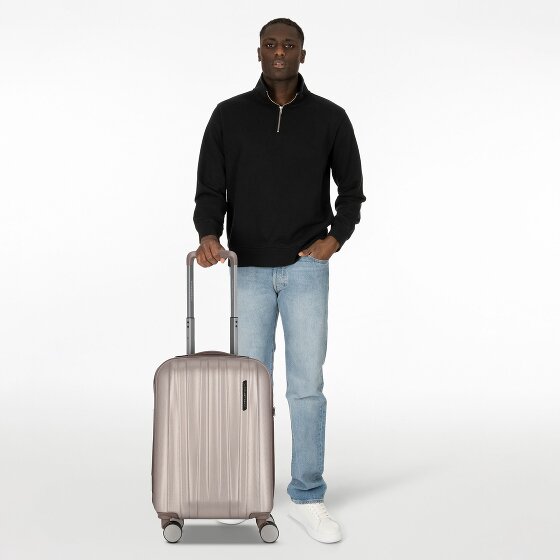 Polestream Moonrock 4 roulettes Trolley de cabine S 55 cm avec soufflet d'extension