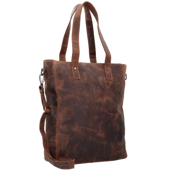Plevier Retro Jackson Sac de shopper Cuir véritable 31 cm Compartiment ordinateur