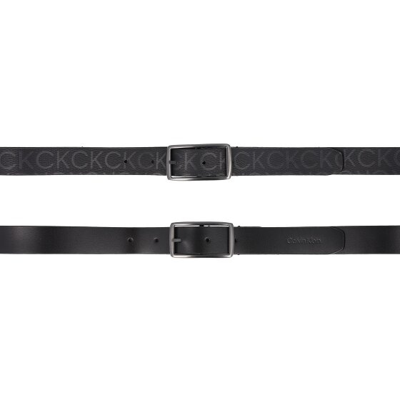 Calvin Klein CK Must Ceinture réversible Cuir véritable