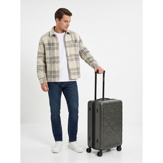 Roberto Cavalli Florence 4 roues Valise cabine 63 cm avec soufflet d'extension