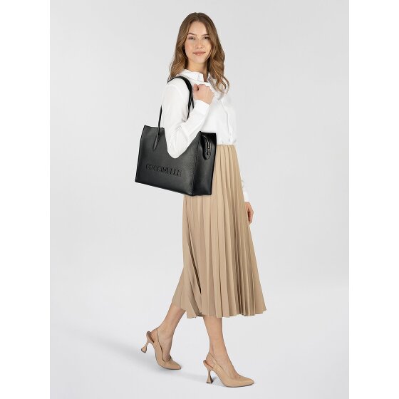 Coccinelle Myrtha Sac de shopper Cuir véritable 36 cm