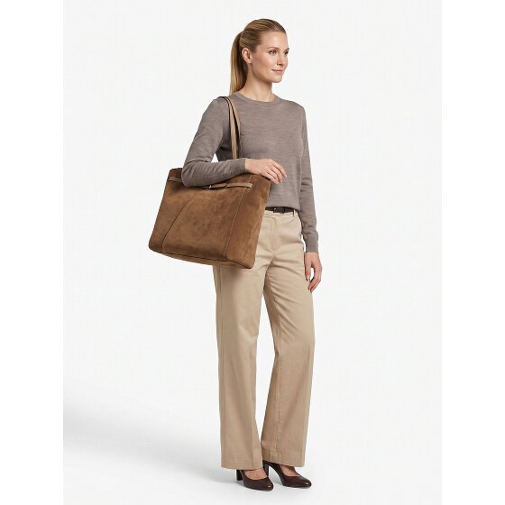 Boss Boss Revers Sac de shopper Cuir véritable 37 cm Compartiment ordinateur