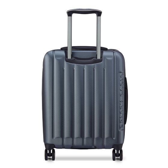Delsey Paris Longitude 4 roulettes Trolley de cabine 55 cm avec soufflet d'extension