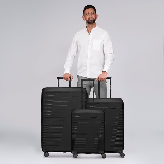 Farmhood Eco Edition 4 roulettes Set de valises 3 pièces avec soufflet d'extension