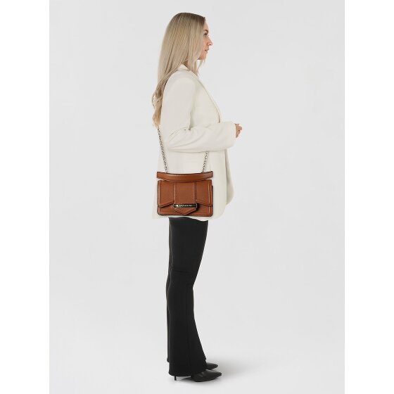 Karl Lagerfeld Nova Sac à bandoulière Cuir véritable 20 cm