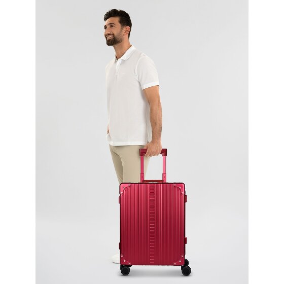 Aleon Valise cabine Traveler Domestic à 4 roues en Aluminium, 55 cm