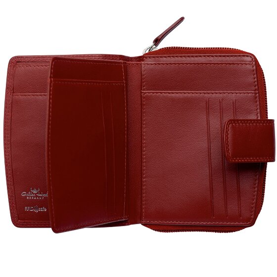 Golden Head Polo Porte-monnaie Protection RFID Cuir véritable 12 cm
