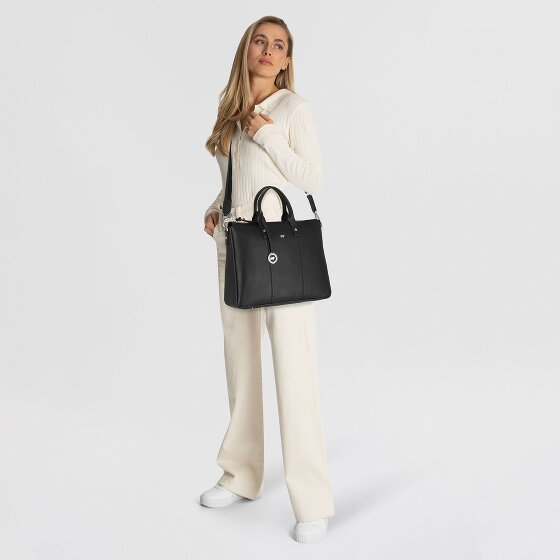 Braun Büffel Hanna Sac de shopper Cuir véritable 39 cm Compartiment ordinateur