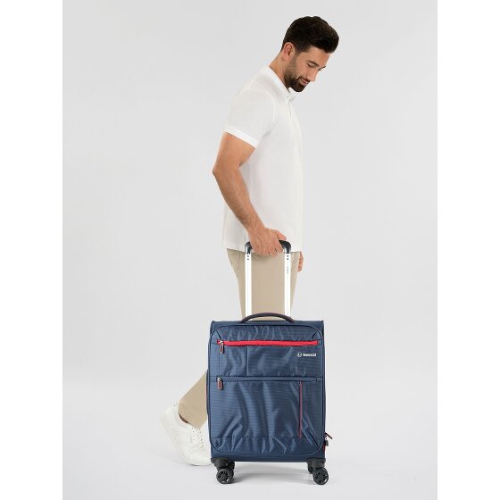 Benzi 5825 4 roulettes Trolley de cabine 55 cm avec soufflet d'extension