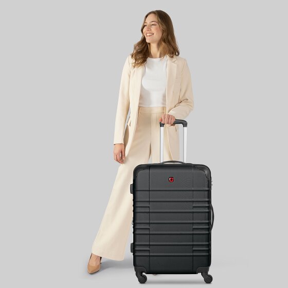 Wenger Amplar Evo 4 roues Valise cabine M 65 cm avec soufflet d'extension