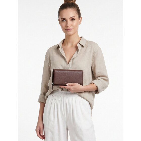 The Chesterfield Brand Valetta Porte-monnaie Protection RFID Cuir véritable 18 cm