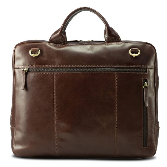 Jost Skagen Attaché-case Cuir véritable 38 cm Compartiment ordinateur