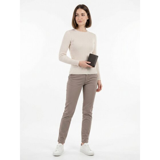 oxmox Leather Porte-monnaie Protection RFID Cuir véritable 10 cm