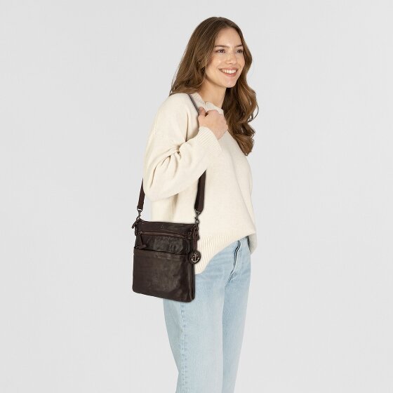 Harbour 2nd Anchor Love Zora Sac à bandoulière Cuir véritable 26 cm