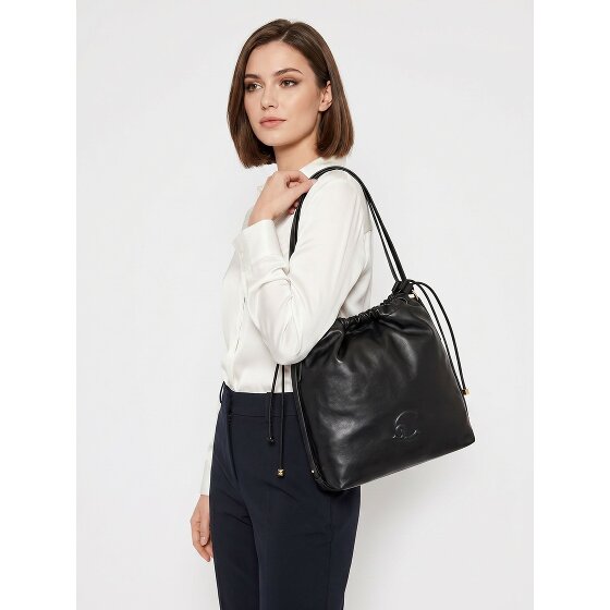 Coccinelle Lidia Sac à bandoulière Cuir véritable 30 cm