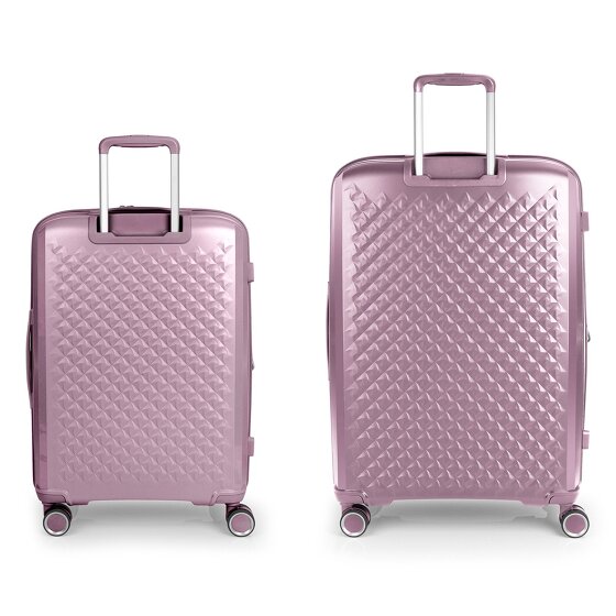 Gabol Queens 4 roulettes Set de valises 2 pièces avec soufflet d'extension