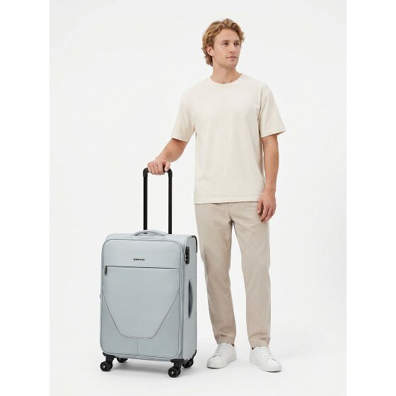 Stratic taska 4 roues Valise cabine M 65 cm avec soufflet d'extension