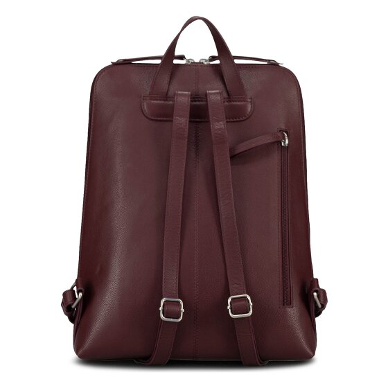 Jost Lysa Daypack Cuir véritable 36 cm Compartiment ordinateur