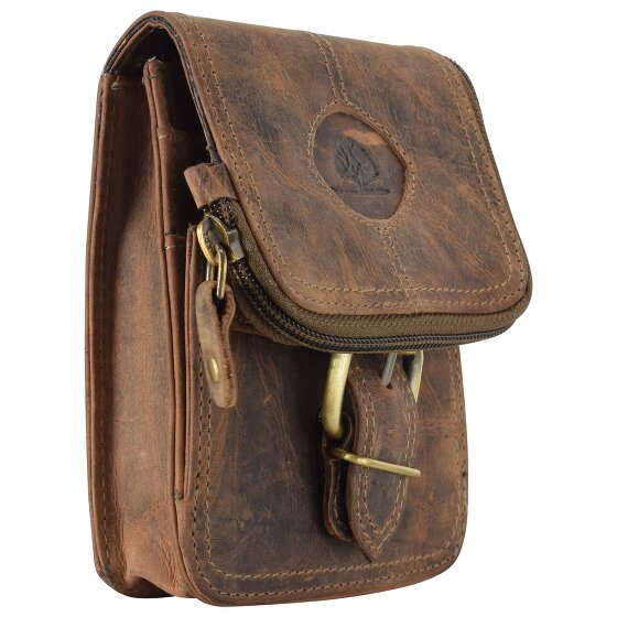 Greenburry Sac banane vintage en cuir 14,5 cm