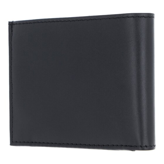 oxmox Leather Porte-monnaie Protection RFID Cuir véritable 11 cm
