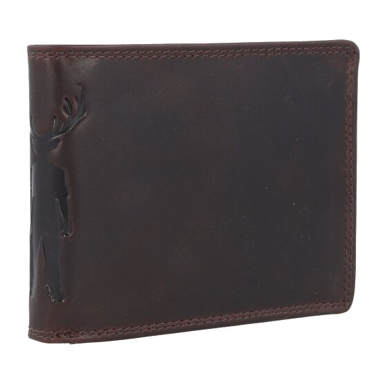 Jack Kinsky Monterey Porte-monnaie Protection RFID Cuir 12.5 cm