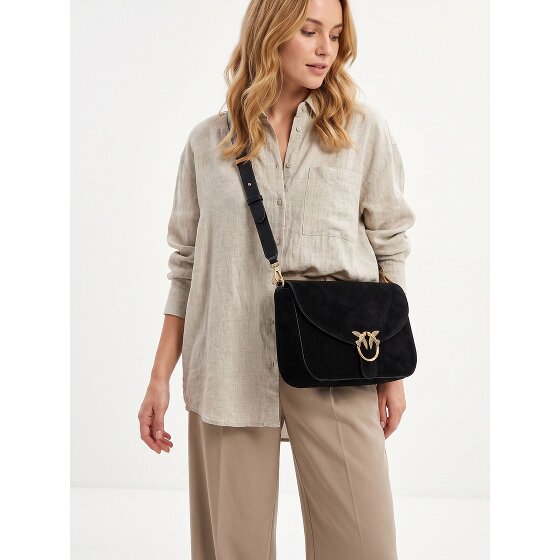PINKO Love Satchel Classic Sac à bandoulière Cuir véritable 27 cm