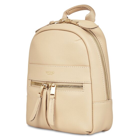 Knomo Sac à dos de ville Protection RFID Cuir véritable 20 cm