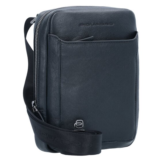Piquadro Black Square Sac à bandoulière en cuir 17 cm